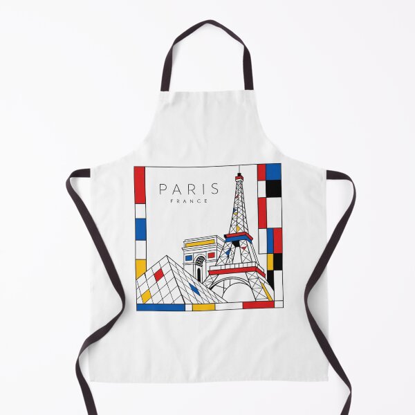Item preview, Paris Mondrian style poster 3D designed and sold by CMYKStudio.
