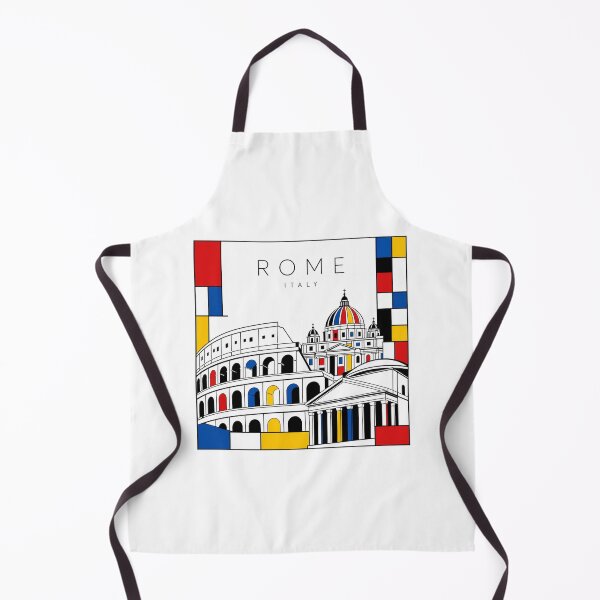Item preview, Rome Mondrian style poster 3D designed and sold by CMYKStudio.