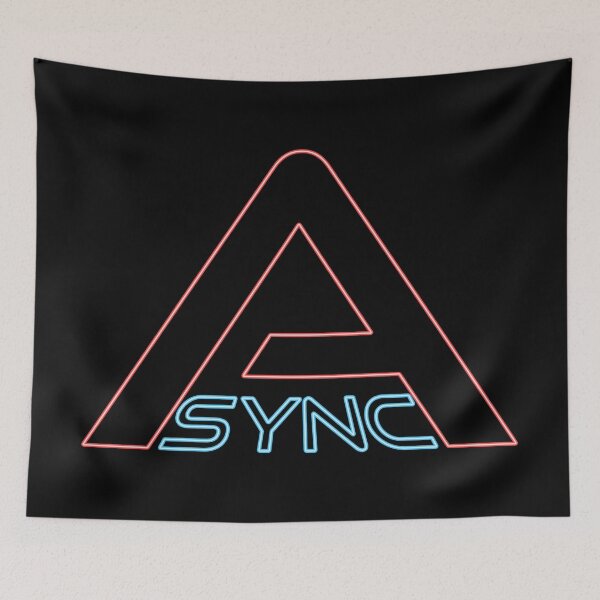Item preview, Async Neon Logo Backrooms designed and sold by Power Up Prints.