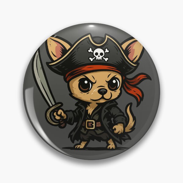Item preview, Pirate Chihuahua  designed and sold by Ghost on Toast.