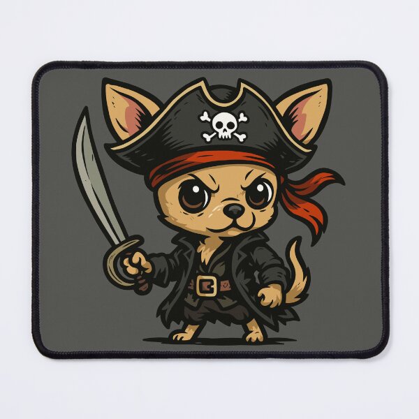 Item preview, Pirate Chihuahua designed and sold by Ghost on Toast.
