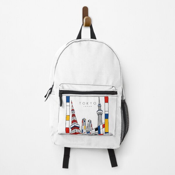 Item preview, Tokyo Mondrian style poster 3D designed and sold by CMYKStudio.