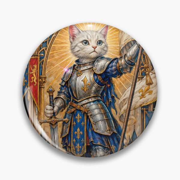 Item preview, Joan of Arc – The Maid of Purr-Léans designed and sold by FULLCOLOR2099.