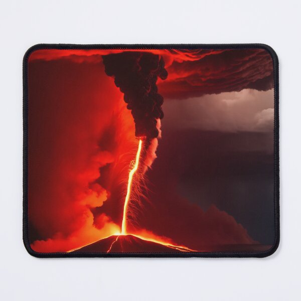 Item preview, Volcanic Waterspout - Fire Meets Water Art designed and sold by CrippiCrippi.