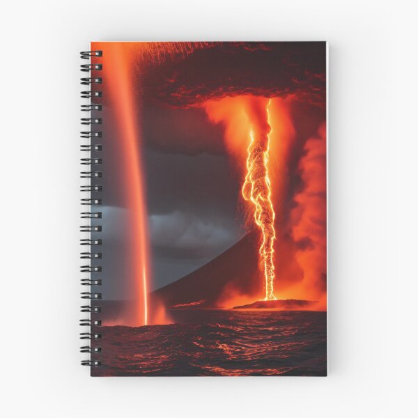 Item preview, Volcanic Waterspout V2 - Lava Storm Art designed and sold by CrippiCrippi.