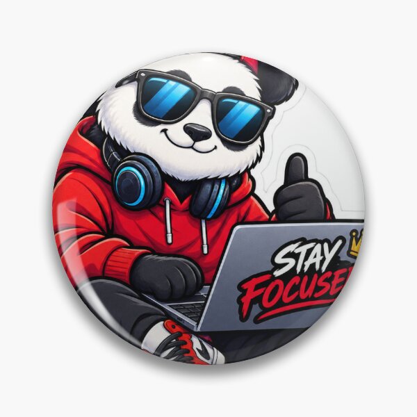 Item preview, Stay Focused Panda designed and sold by Rajvarwal.