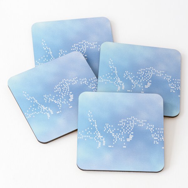 Item preview, Cats jumping blue sky y2k designed and sold by hanniu.