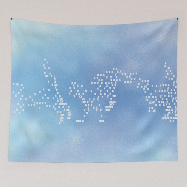 Item preview, Cats jumping blue sky y2k designed and sold by hanniu.
