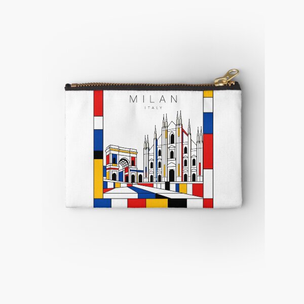 Item preview, Milan Mondrian style poster 3D designed and sold by CMYKStudio.