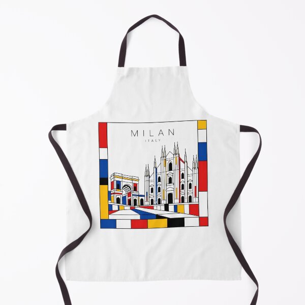 Item preview, Milan Mondrian style poster 3D designed and sold by CMYKStudio.