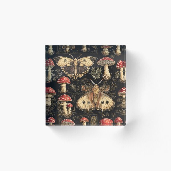 Artikelvorschau, Vintage-Motiv „Pilzwald“ von Moose Disco entworfen und verkauft von MooseDisco.