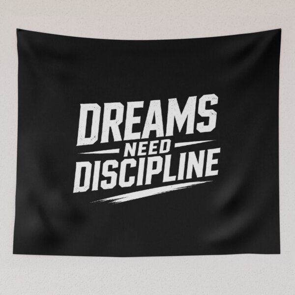 Item preview, Dreams Need Discipline – Mountain Growth Mindset designed and sold by v6ziix.