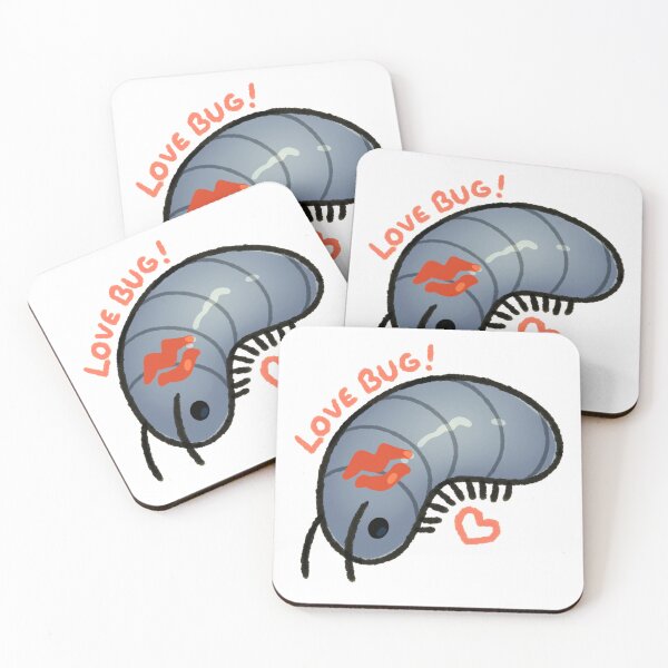 Item preview, Roly Poly Isopod Love Bug Kisses designed and sold by Glitch-Critters.