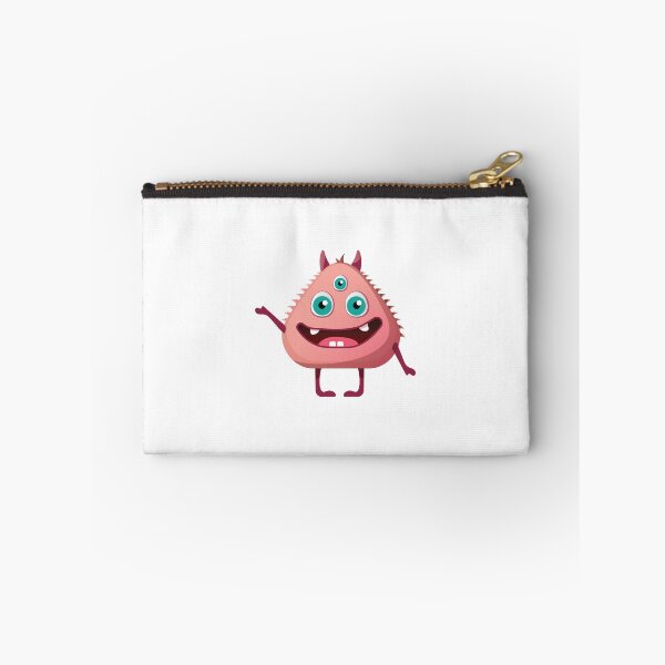 Item preview, Three Eyed Cute Pink Monster Happy Kawaii Alien designed and sold by sinemosis.