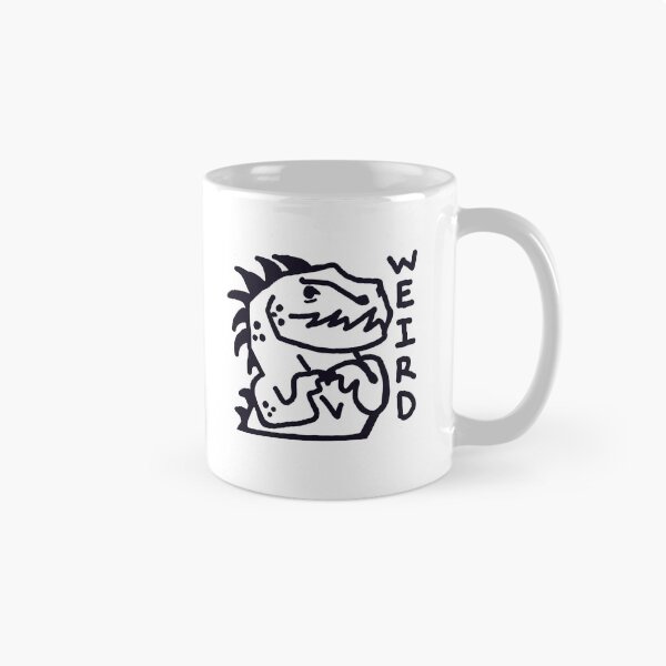 Item preview, WEIRD Nervous Dino designed and sold by MileAMinBrain.