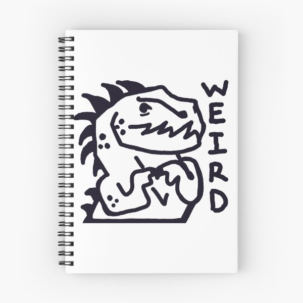 Item preview, WEIRD Nervous Dino designed and sold by MileAMinBrain.