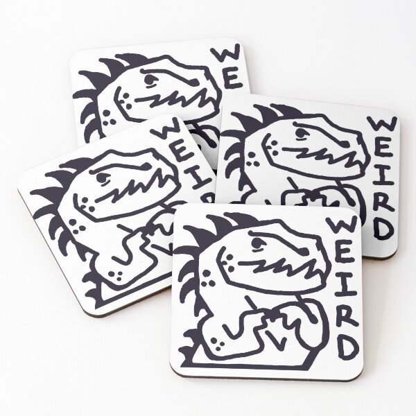 Item preview, WEIRD Nervous Dino designed and sold by MileAMinBrain.