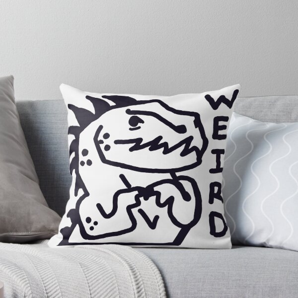 Item preview, WEIRD Nervous Dino designed and sold by MileAMinBrain.