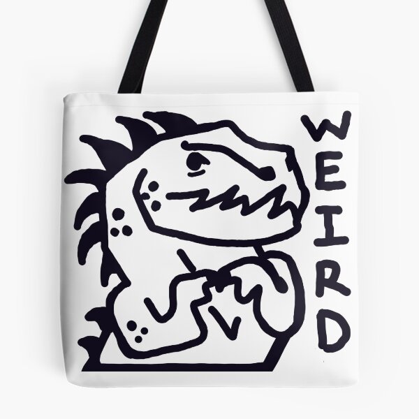 Item preview, WEIRD Nervous Dino designed and sold by MileAMinBrain.
