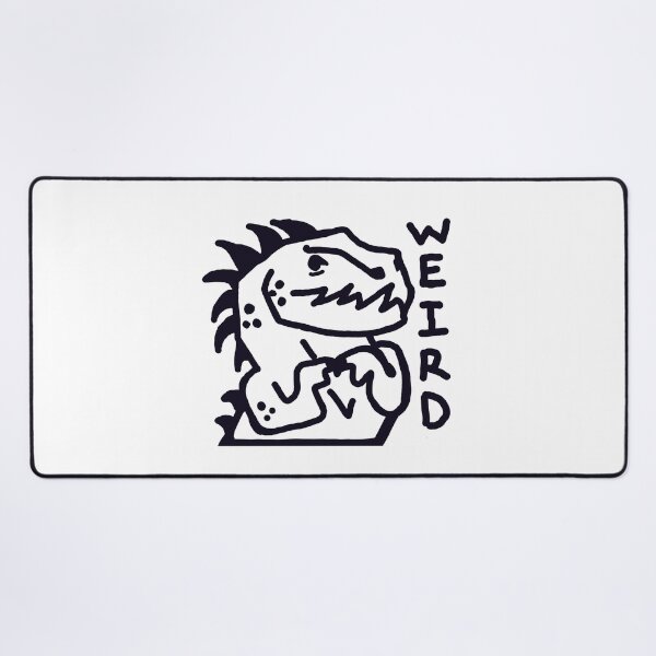 Item preview, WEIRD Nervous Dino designed and sold by MileAMinBrain.