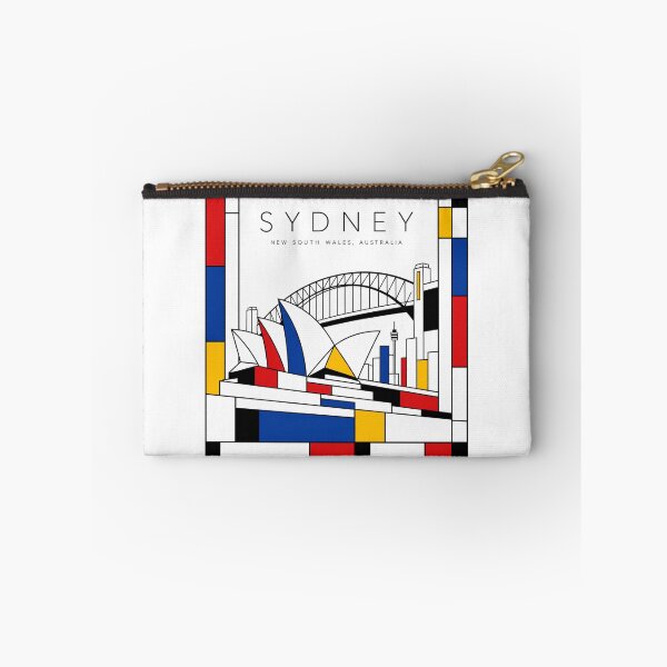 Item preview, Sydney Mondrian style poster 3D designed and sold by CMYKStudio.