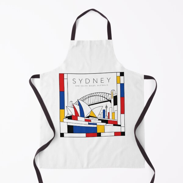 Item preview, Sydney Mondrian style poster 3D designed and sold by CMYKStudio.