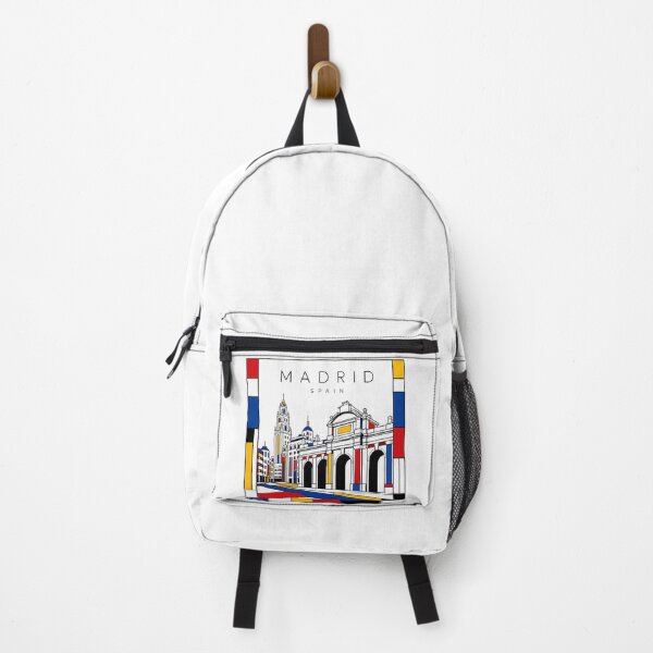 Item preview, Madrid Mondrian style poster 3D designed and sold by CMYKStudio.