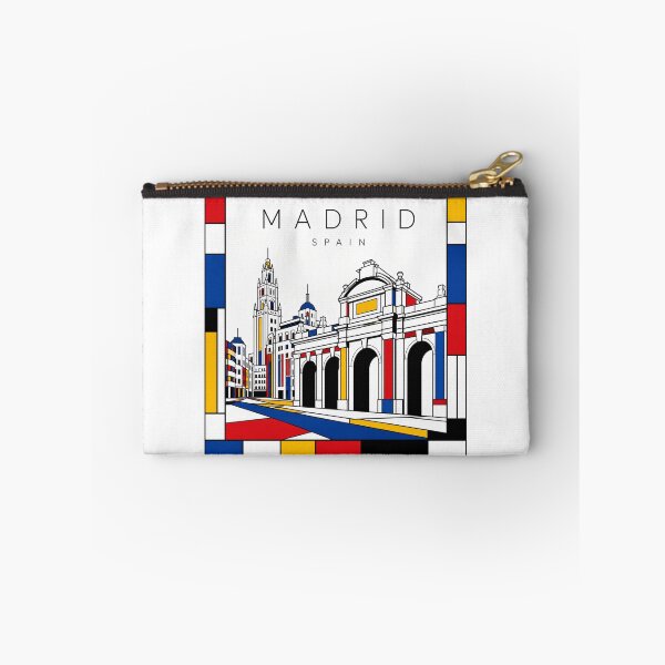 Item preview, Madrid Mondrian style poster 3D designed and sold by CMYKStudio.