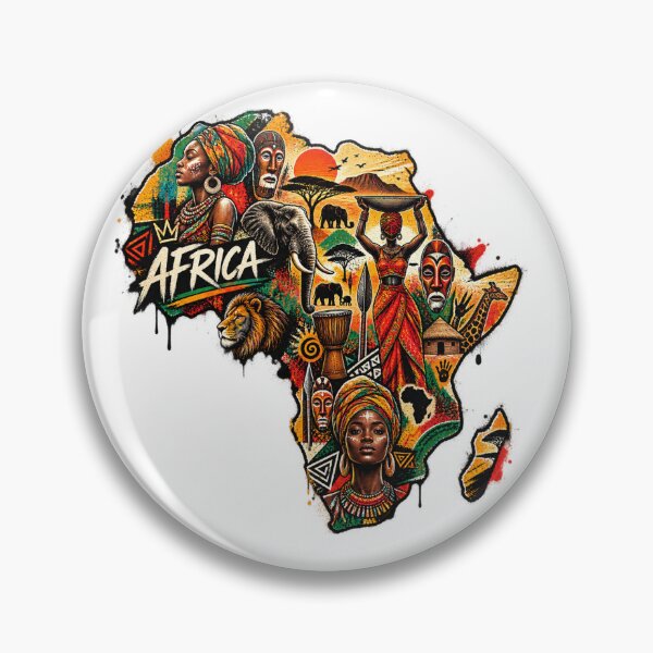 Item preview, Africa Anti-Design – African Heritage Streetwear Graphic | Tribal Art, African Culture & Wild Continent designed and sold by zdzdesigner.