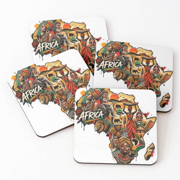 Item preview, Africa Anti-Design – African Heritage Streetwear Graphic | Tribal Art, African Culture & Wild Continent designed and sold by zdzdesigner.