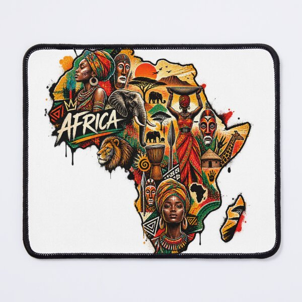 Item preview, Africa Anti-Design – African Heritage Streetwear Graphic | Tribal Art, African Culture & Wild Continent designed and sold by zdzdesigner.
