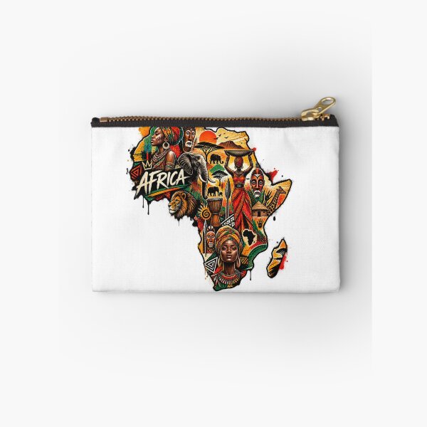 Item preview, Africa Anti-Design – African Heritage Streetwear Graphic | Tribal Art, African Culture & Wild Continent designed and sold by zdzdesigner.