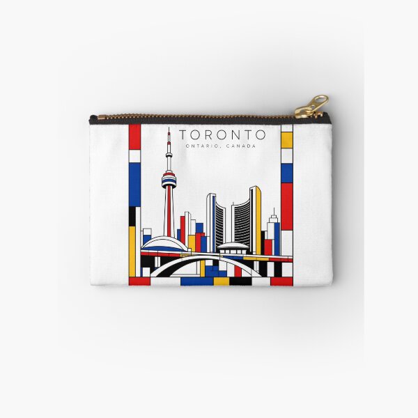Item preview, Toronto Mondrian style poster 3D designed and sold by CMYKStudio.