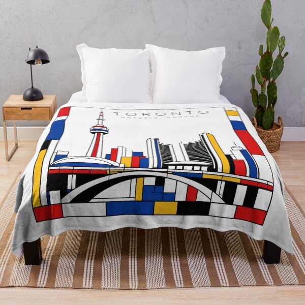 Item preview, Toronto Mondrian style poster 3D designed and sold by CMYKStudio.