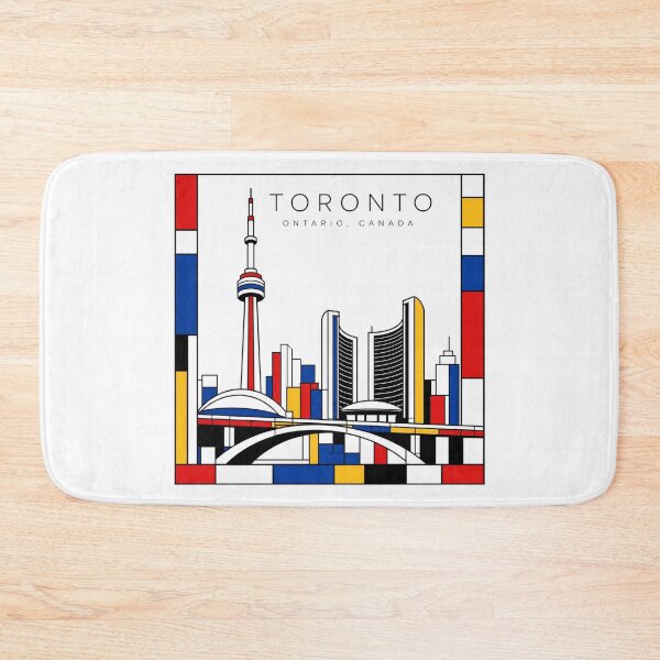 Item preview, Toronto Mondrian style poster 3D designed and sold by CMYKStudio.