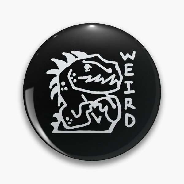 Item preview, WEIRD Nervous Dino - White designed and sold by MileAMinBrain.
