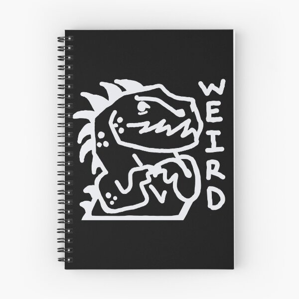 Item preview, WEIRD Nervous Dino - White designed and sold by MileAMinBrain.