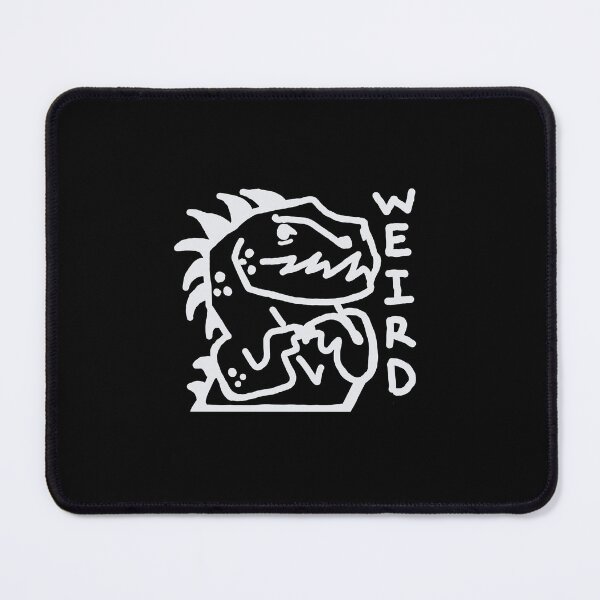 Item preview, WEIRD Nervous Dino - White designed and sold by MileAMinBrain.