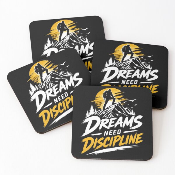 Item preview, Dreams Need Discipline Mountain Growth Mindset designed and sold by v6ziix.