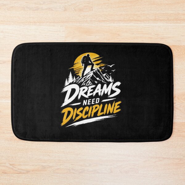 Item preview, Dreams Need Discipline Mountain Growth Mindset designed and sold by v6ziix.