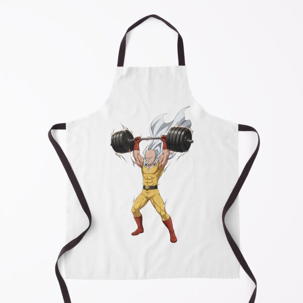Item preview, Saitama Lifting Weights - Strength Training Anime One Punch Man designed and sold by FreakToons.