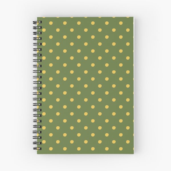 Item preview, Olive Green and Mustard Yellow Polka Dots | Retro Yellow Dots on Green Pattern | Vintage Green and Mustard Dotty Pattern | Retro Yellow and Green Polka Dot Seamless Pattern designed and sold by VivaFy.