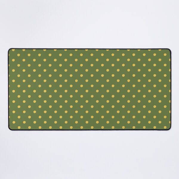 Item preview, Olive Green and Mustard Yellow Polka Dots | Retro Yellow Dots on Green Pattern | Vintage Green and Mustard Dotty Pattern | Retro Yellow and Green Polka Dot Seamless Pattern designed and sold by VivaFy.