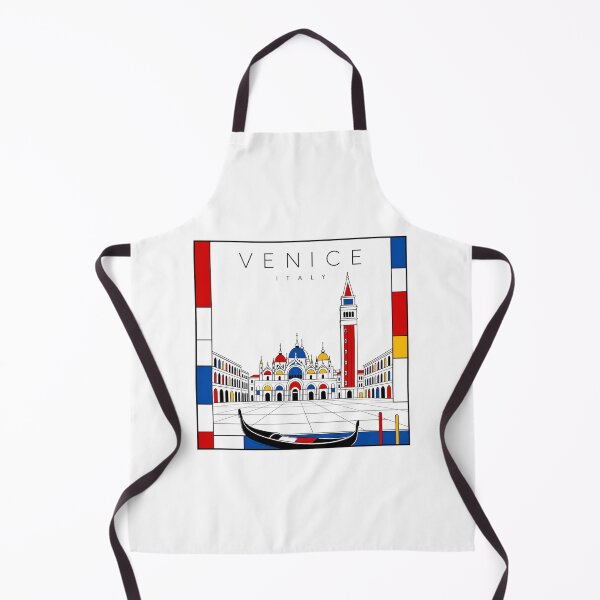 Item preview, Venice Mondrian style poster 3D designed and sold by CMYKStudio.