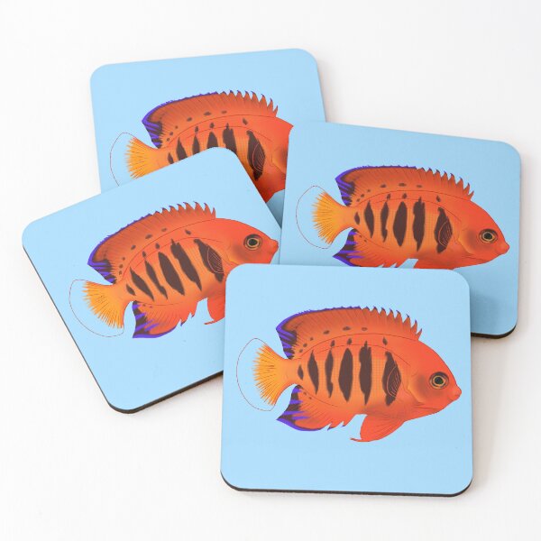 Item preview, Flame Angelfish designed and sold by Copperbora.