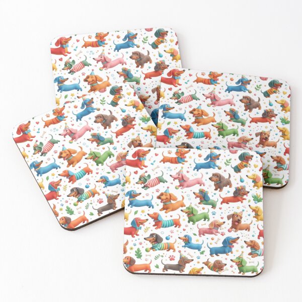 Item preview, DACHSHUNDS designed and sold by likbatonboot.