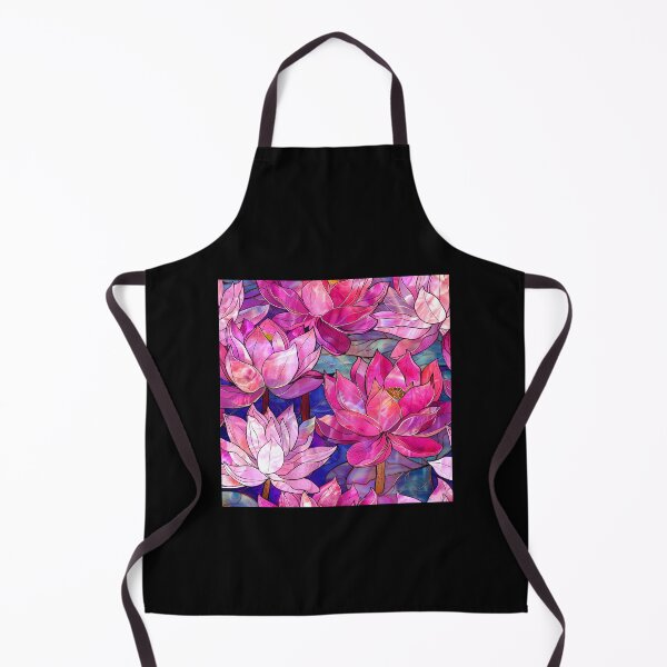 Item preview, Elegant Pink Magenta Lilies (Faux) Stain Glass Art designed and sold by DEC02.