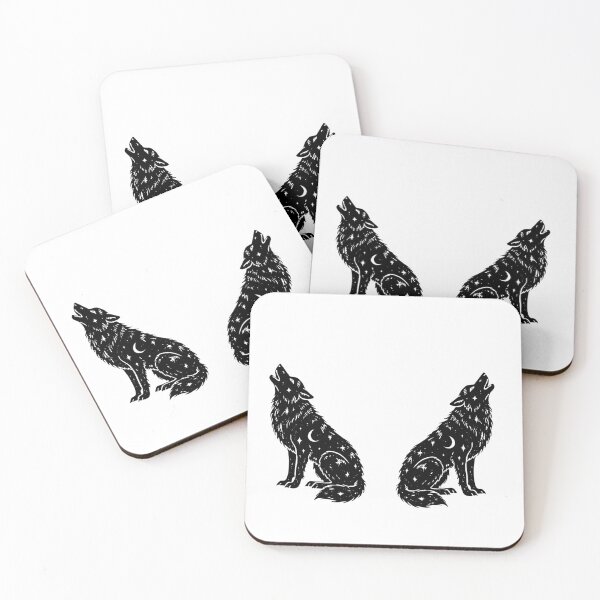 Item preview, Celestial Howl | Mystical Wolf Duo designed and sold by Marianarcezar.