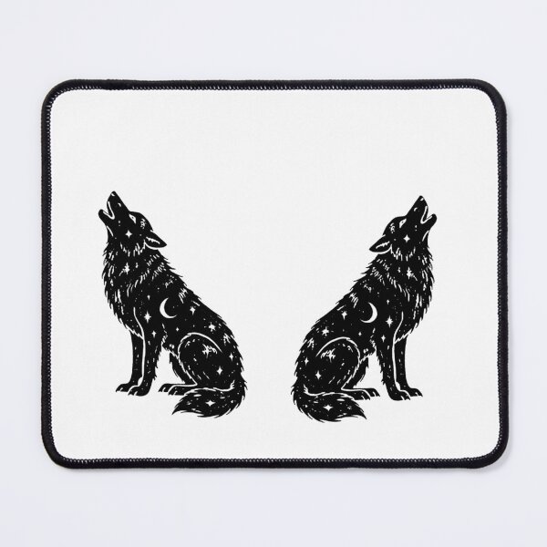 Item preview, Celestial Howl | Mystical Wolf Duo designed and sold by Marianarcezar.