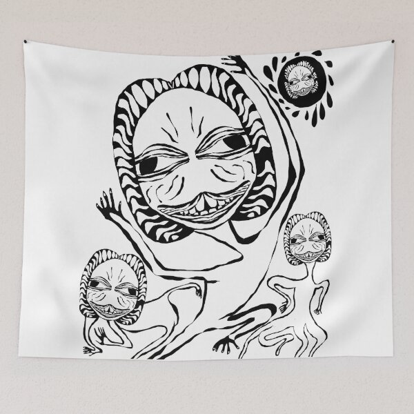 Item preview, Surreal Abstract Bizarre Faces designed and sold by Eat-Apples.
